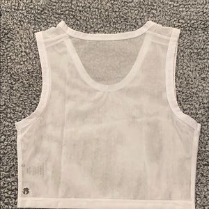 Buffbunny mesh crop top